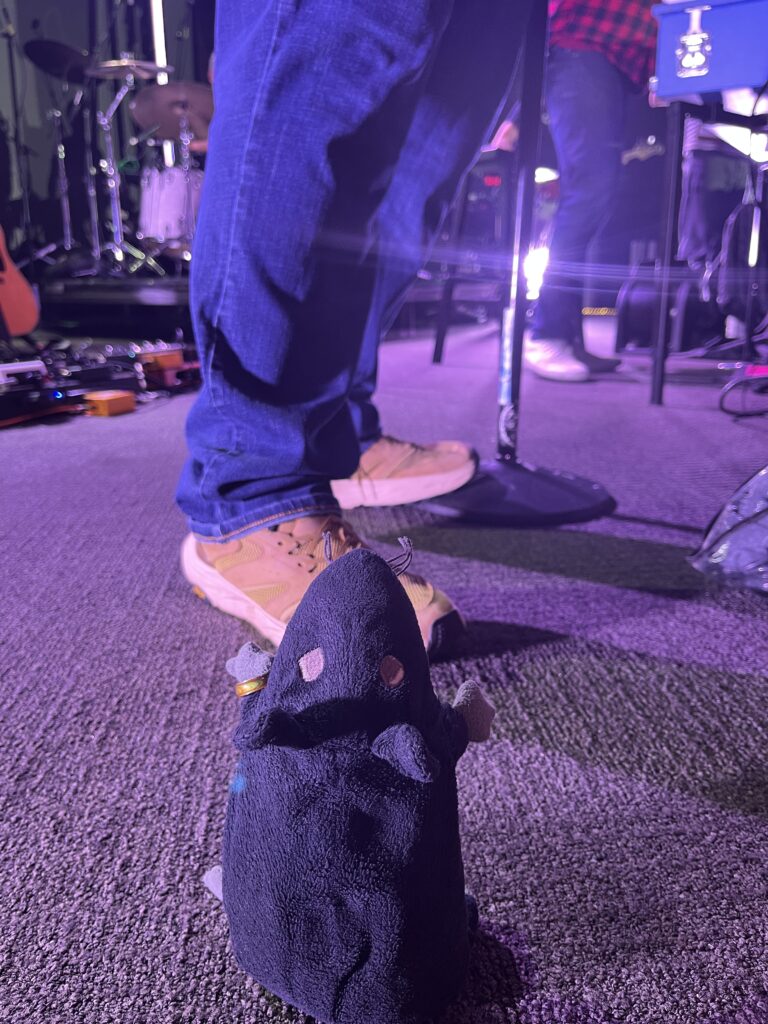 Portland, OR 6 June 2025. Zeke dangerously close to getting stepped on